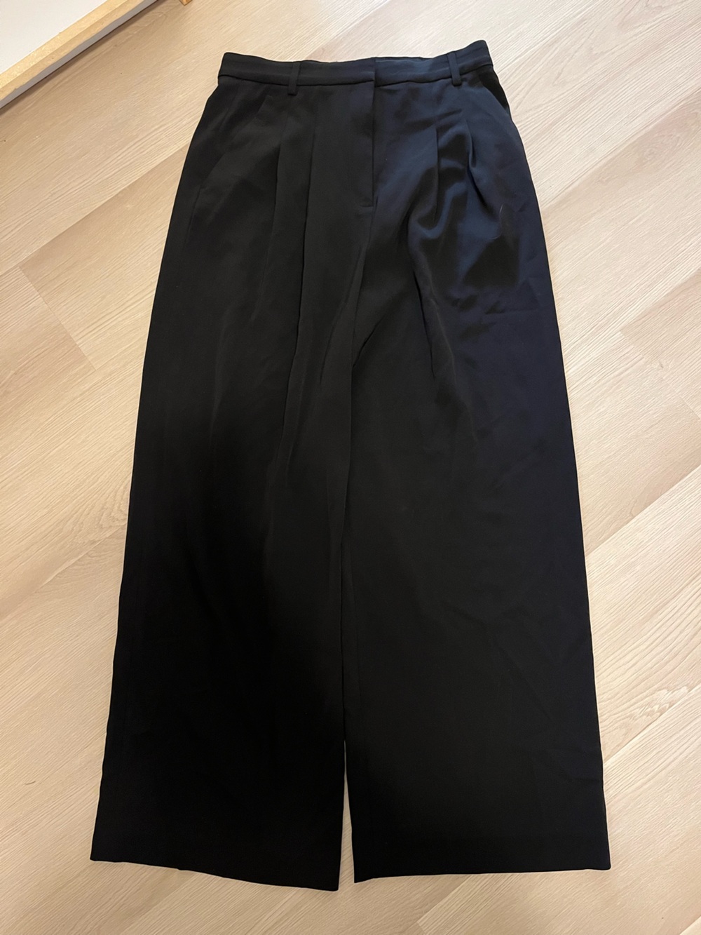 Classic Black Wide-Leg Women's dress pants